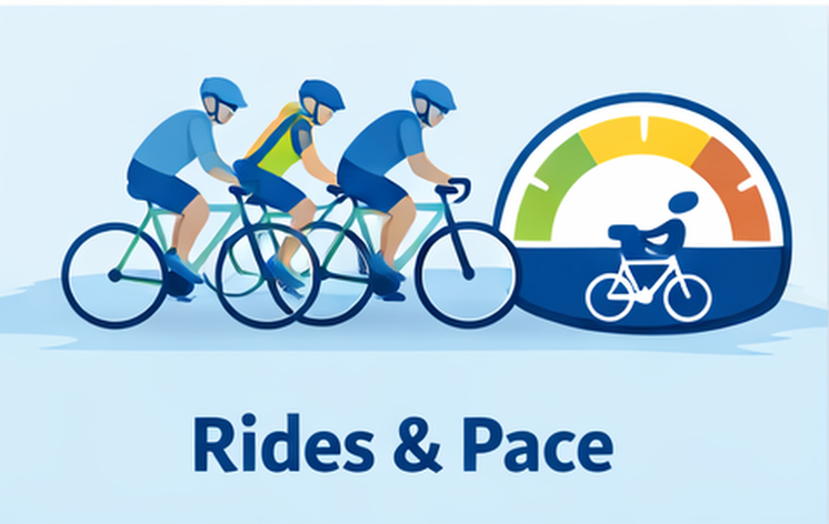 Rides and pace